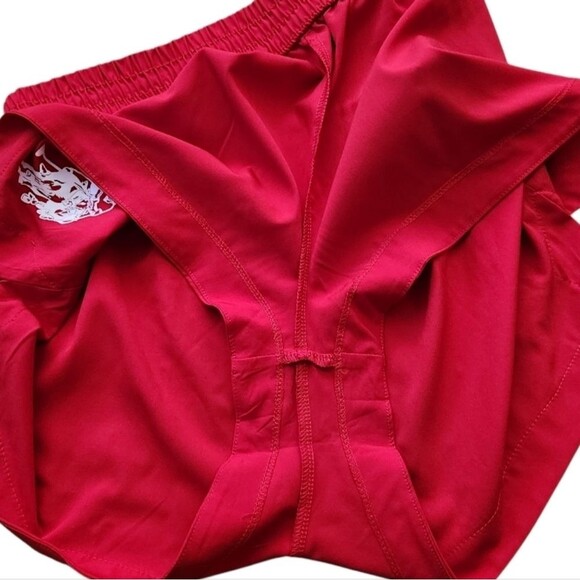 U.S POLO ASSN Women's Mini Shorts Red White Logo Size Large - Picture 8 of 10